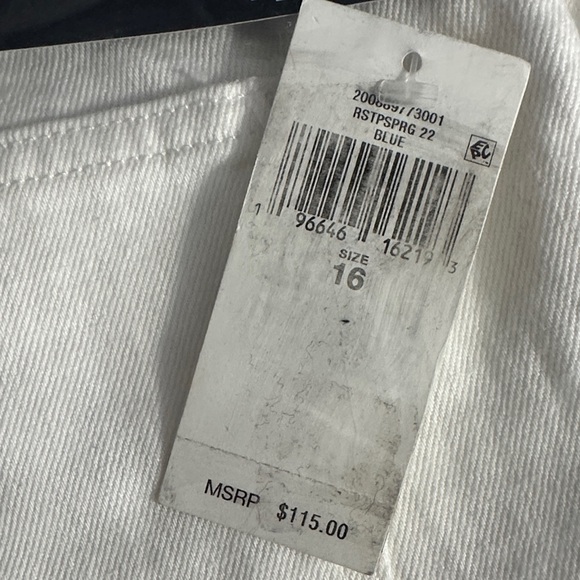 NWT Lauren Ralph Lauren High Rise Straight Ankle Jeans 33 waist / size 16 - Picture 2 of 5